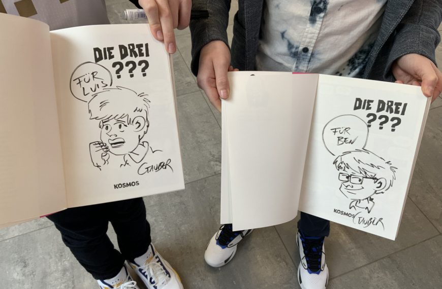 Autor und Illus­trator Chris­to­pher Tauber zu Gast an der RSB