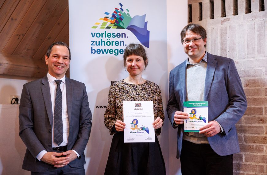 Güte­siegel für RSB-Schulbibliothek