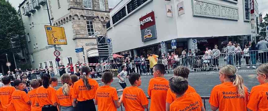 Schülerinnen und Schüler der RSB beim Citylauf 2023
