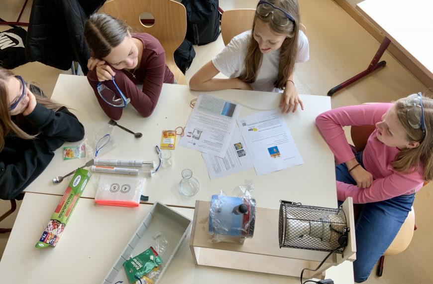 Woche der Gesund­heit und Nach­hal­tig­keit: Expe­ri­mente mit dem Klimakoffer