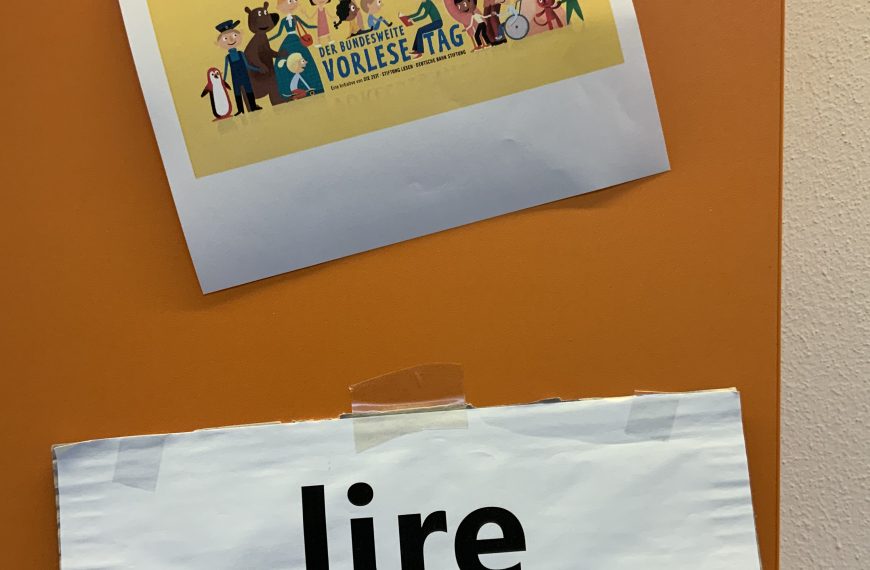 Lese­freude am Vorlesetag