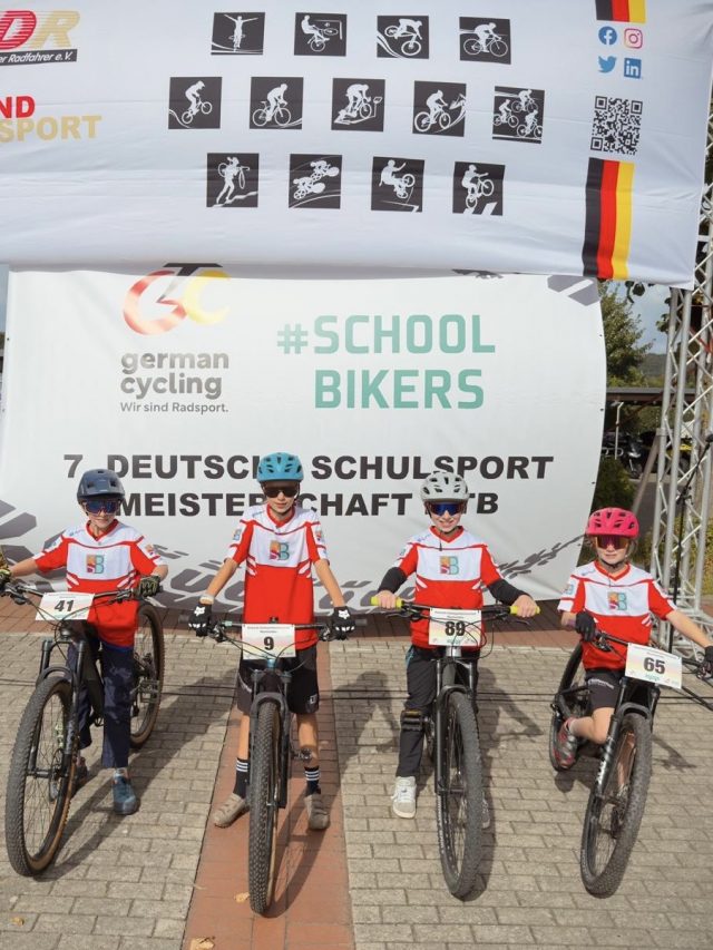 2. Platz für unser Mixed-Team U14 der RSB bei der 7. Deutschen Schulsportmeisterschaft MTB