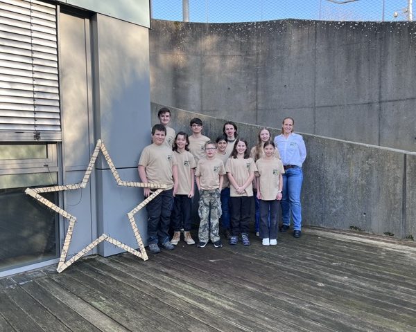 T‑Shirt-Druck-Aktion der Schulgarten-AG