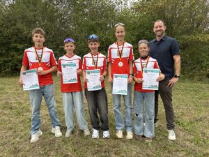 Unser Mountainbike-Team mit den Urkunden